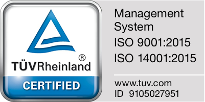 Management System ISO 9001:2015、ISO 140001:2015